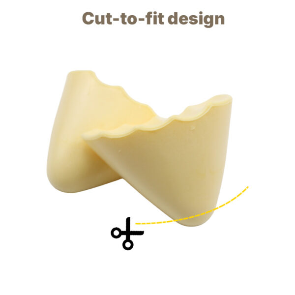 副图4 PU Toe Plug Thickened Soft Toe Filling Insole High Heels Comfortable Adjustment Half Size Pads
