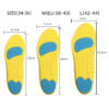 Arch Support PU Shock Sport Comfortable Breathable Orthopedic Memory Foam Diabetic Insoles with Gel Unisex