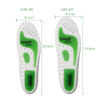 Breathable Shock Absorbing Sport Shoe Insoles for Plantar Fasciitis Odor-Resistant Athletic Running Insoles