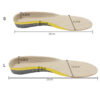 Silver Ion EVA Flat Foot Orthotic Arch Support Insole