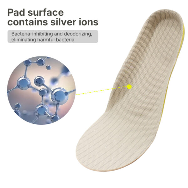 Silver Ion EVA Flat Foot Orthotic Arch Support Insole