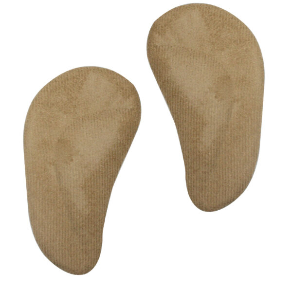 Lady Shoe Insole Fabric Covered Silicone Gel Arch Pad Flat Foot Arch Support Insole