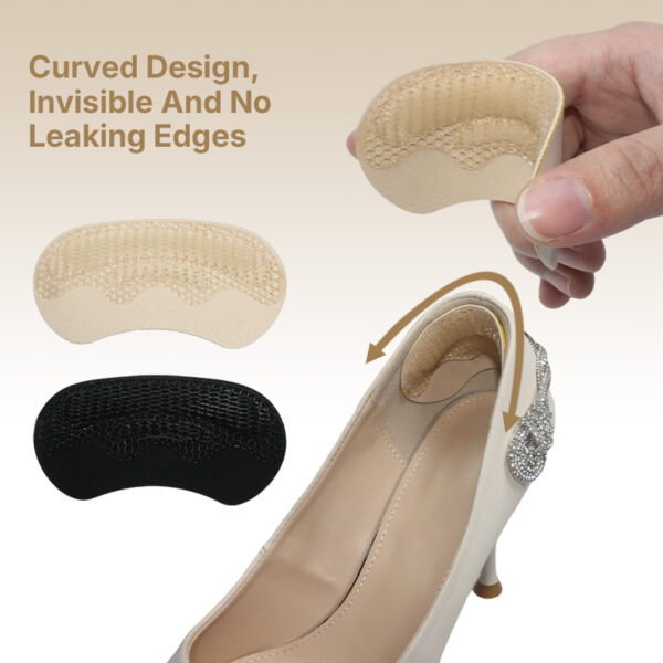 Gel Honeycomb Shape Pain Relief High Heel Shoe Protector Non-Slip Insole Anti-Friction Heel Sticker