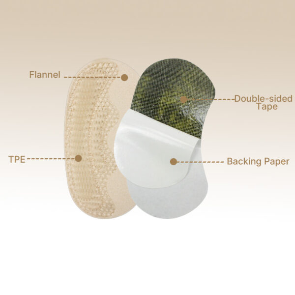 Gel Honeycomb Shape Pain Relief High Heel Shoe Protector Non-Slip Insole Anti-Friction Heel Sticker