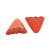 橙色 PU Toe Plug Thickened Soft Toe Filling Insole High Heels Comfortable Adjustment Half Size Pads
