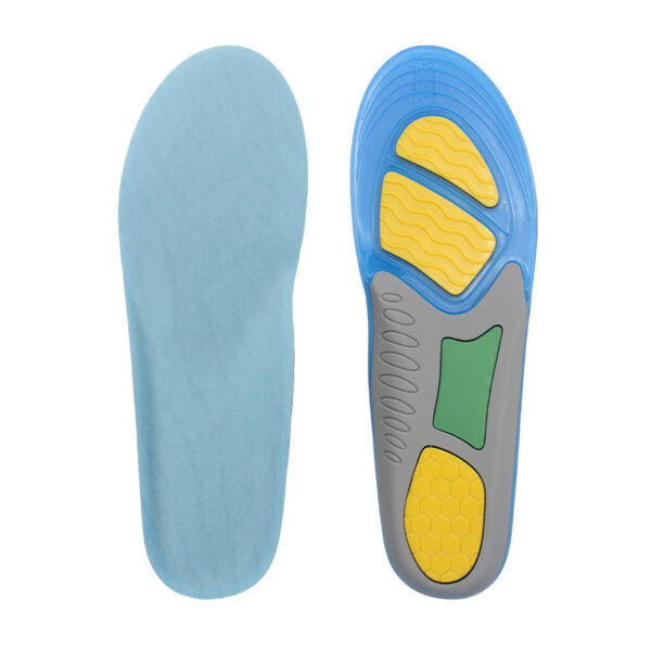 白底图 Running Sports Soft and Comfortable Shock-absorbing Non-slip Breathable TPE Gel Insole
