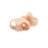 Pedicure Gel Silicone Hallux Valgus Corrector Double Hole Toe Separator