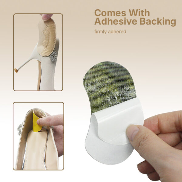 Gel Honeycomb Shape Pain Relief High Heel Shoe Protector Non-Slip Insole Anti-Friction Heel Sticker