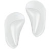 Lady Shoe Insole Fabric Covered Silicone Gel Arch Pad Flat Foot Arch Support Insole