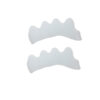 颜色图白色 OEM Custom Green Silicone Gel Foot Corrector Bunion Corrector and Toe Straightener Separator for Pedicure Separadores De Dedos
