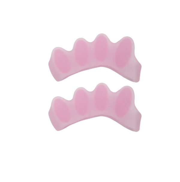 颜色图粉色 OEM Custom Green Silicone Gel Foot Corrector Bunion Corrector and Toe Straightener Separator for Pedicure Separadores De Dedos
