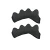颜色图黑色 OEM Custom Green Silicone Gel Foot Corrector Bunion Corrector and Toe Straightener Separator for Pedicure Separadores De Dedos