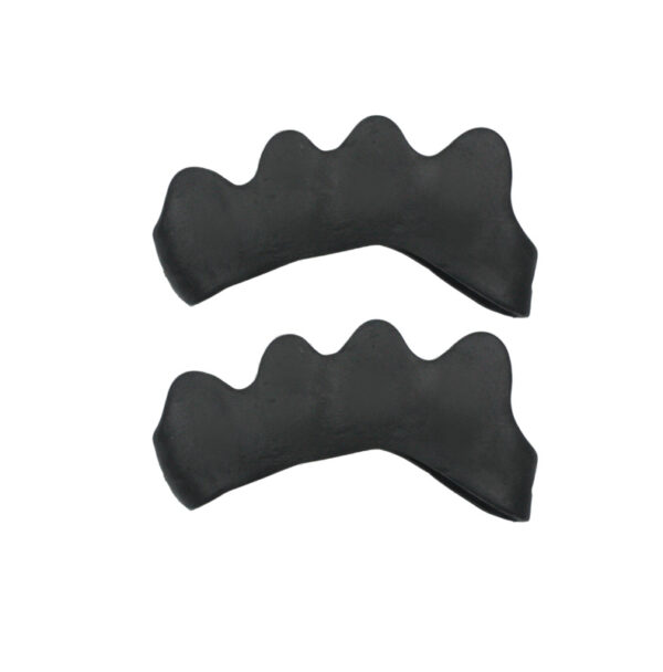 颜色图黑色 OEM Custom Green Silicone Gel Foot Corrector Bunion Corrector and Toe Straightener Separator for Pedicure Separadores De Dedos