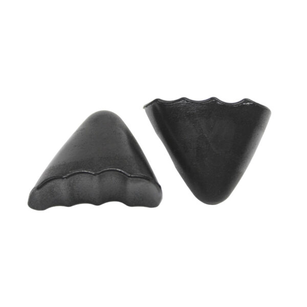 黑色 PU Toe Plug Thickened Soft Toe Filling Insole High Heels Comfortable Adjustment Half Size Pads