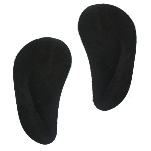 Lady Shoe Insole Fabric Covered Silicone Gel Arch Pad Flat Foot Arch Support Insole